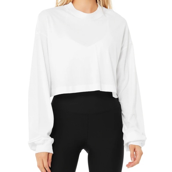 ALO Yoga Tops - Alo Yoga It Girl Crop Long Sleeve